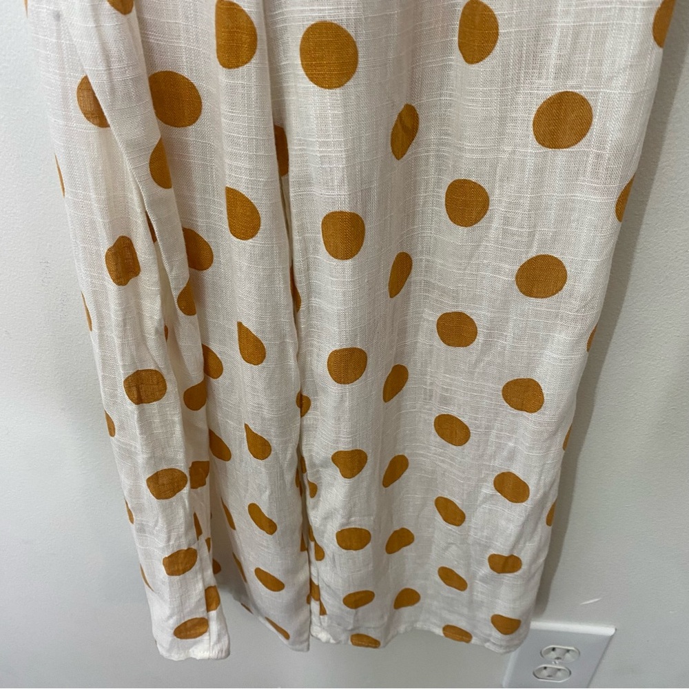 Monteau Los Angeles Polka Dot Sleeveless Jumpsuit Sz S - Picture 9 of 16
